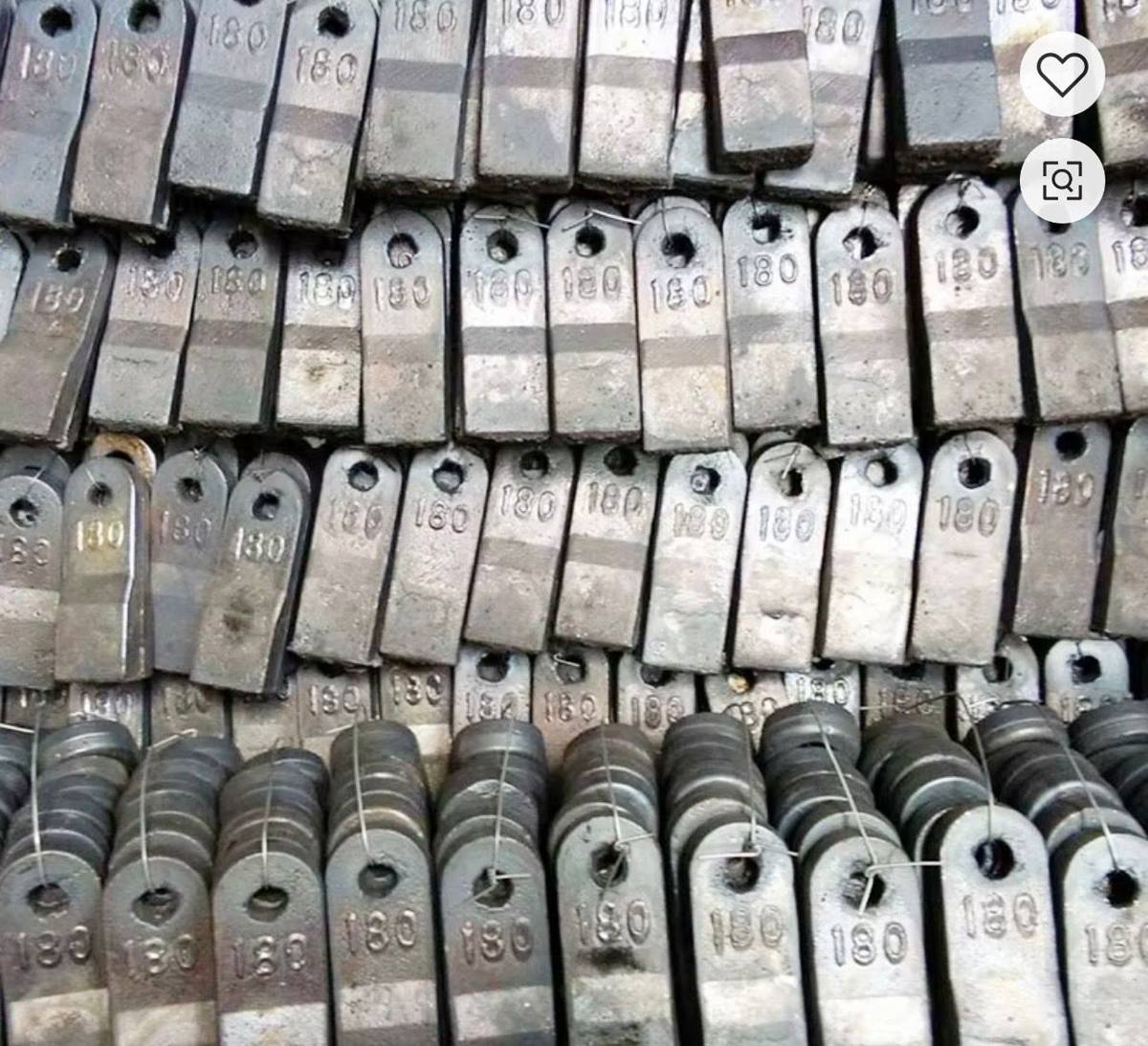 Hammer mill beaters in stock